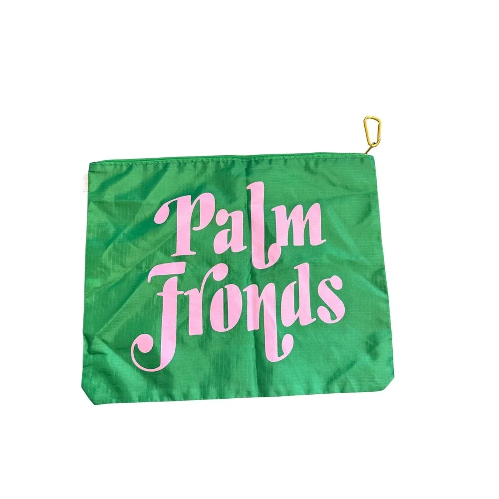 Ban.do Set of 4 Nylon Zipper‎ Pouches Travel Organizers Multicolor Graphic Print